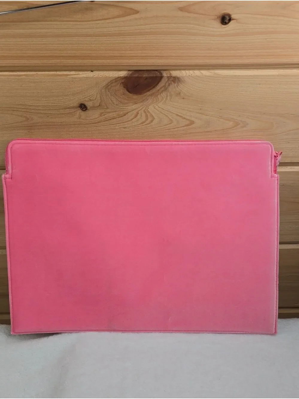 Valentino Pink Soft Plush Laptop Bag Case XL NWOT